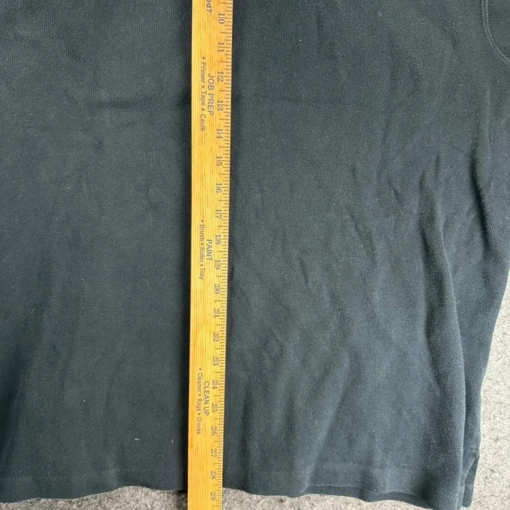 Polo Ralph Lauren Quarter Zip Pullover Black Purple Pony‎ Logo XL VTG Y2K Preppy
